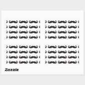 Sticker Rectangulaire Moustache (Feuille)