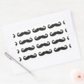 Sticker Rectangulaire Moustache (Enveloppe)
