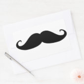 Sticker Rectangulaire Moustache (Enveloppe)