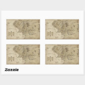 STICKER RECTANGULAIRE MOYEN-TERRE™ (Feuille)