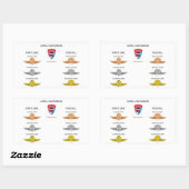 Sticker Rectangulaire MPAA Jumpwings (Feuille)