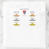 Sticker Rectangulaire MPAA Jumpwings (Sac)