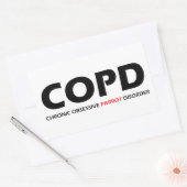 Sticker Rectangulaire MPOC - Trouble de perroquet obsessif chronique (Enveloppe)