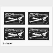 STICKER RECTANGULAIRE MQ-9 (Feuille)