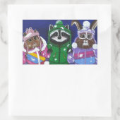 Sticker Rectangulaire Mt. Bachelor Brats (Sac)