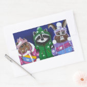 Sticker Rectangulaire Mt. Bachelor Brats (Enveloppe)