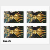 Sticker Rectangulaire Mucalinda (Feuille)