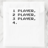 STICKER RECTANGULAIRE MULTIJOUEUR (Sac)