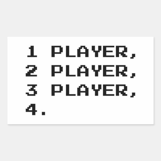 STICKER RECTANGULAIRE MULTIJOUEUR (Devant)