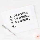 STICKER RECTANGULAIRE MULTIJOUEUR (Enveloppe)