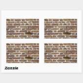 STICKER RECTANGULAIRE MUR BRICKS (Feuille)
