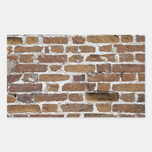 STICKER RECTANGULAIRE MUR BRICKS (Devant)