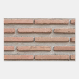 Sticker Rectangulaire Mur de briques