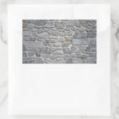 Sticker Rectangulaire Mur de pierre, Motif, Arrière-plan (Sac)