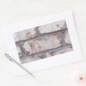 Sticker Rectangulaire Mur en brique blanchie (Enveloppe)