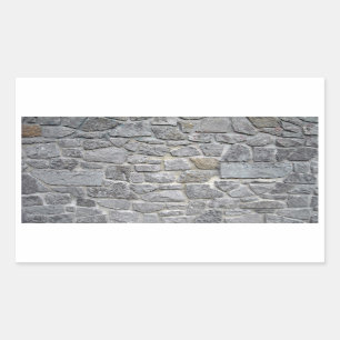 Sticker Rectangulaire Mur en pierre, motif, Backgreound