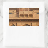 Sticker Rectangulaire Musée du Palais de Mohatta : Design Iconique (Sac)