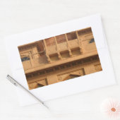 Sticker Rectangulaire Musée du Palais de Mohatta : Design Iconique (Enveloppe)