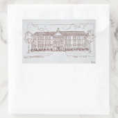 Sticker Rectangulaire Museo Thyssen-Bornemisza | Madrid, Espagne (Sac)