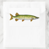 Sticker Rectangulaire Muskellunge (Muskie) (Sac)