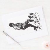 Sticker Rectangulaire Mustafa Kemal Ataturk (Enveloppe)