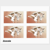 Sticker Rectangulaire Mustang Wild Xtend (Feuille)