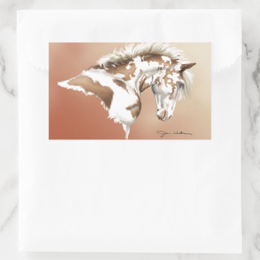Sticker Rectangulaire Mustang Wild Xtend (Sac)