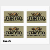 Sticker Rectangulaire My favorite season (Feuille)