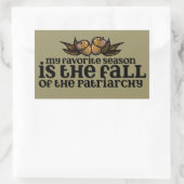 Sticker Rectangulaire My favorite season (Sac)