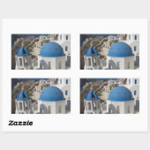 Sticker Rectangulaire Mykonos Grèce Travel (Feuille)