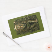 Sticker Rectangulaire Mystical Jaguar (Enveloppe)