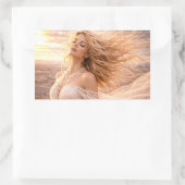 Sticker Rectangulaire Mystik Woman Brief-Aufkleber – Galaktisch schön (Sac)