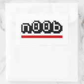 Sticker Rectangulaire n00b (Sac)