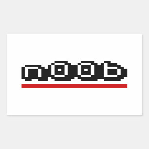 Sticker Rectangulaire n00b