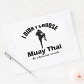 Sticker Rectangulaire N'a pas choisi beaucoup de thai (Enveloppe)