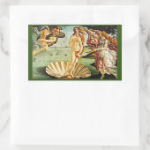 Sticker Rectangulaire Naissance de Vénus par Botticelli, Art (Sac)