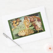 Sticker Rectangulaire Naissance de Vénus par Botticelli, Art (Enveloppe)