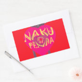 Sticker Rectangulaire Nakupenda Love Art - Swahili Heart Design (Enveloppe)