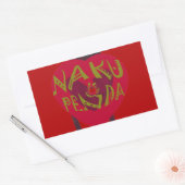 Sticker Rectangulaire Nakupenda Sana Art Print Swahili Design (Enveloppe)