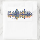Sticker Rectangulaire Nang Skyline (Sac)