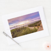 Sticker Rectangulaire Naples Beach Rive et Océan calme | Floride (Enveloppe)