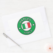Sticker Rectangulaire Naples Italie (Enveloppe)