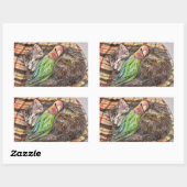 Sticker Rectangulaire Napping Buddy (Feuille)