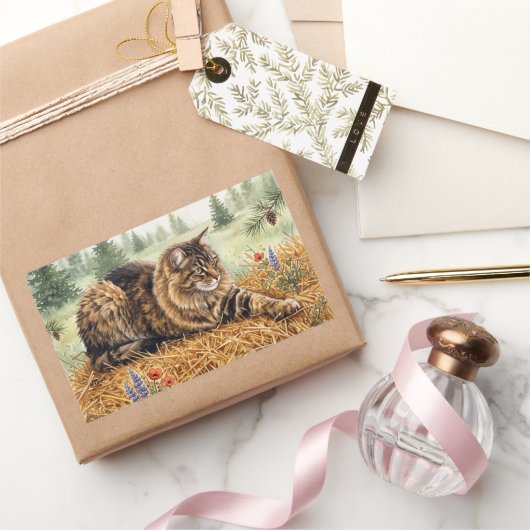 Sticker Rectangulaire Nari de la forêt (Cadeaux)