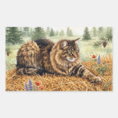 Sticker Rectangulaire Nari de la forêt (Devant)