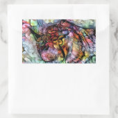 Sticker Rectangulaire Nari et les fleurs (Sac)