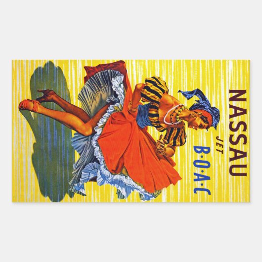 Sticker Rectangulaire Nassau Jet (Devant)