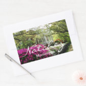 Sticker Rectangulaire Natchez Mississippi Spring (Enveloppe)