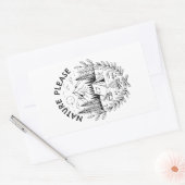 Sticker Rectangulaire Nature (Enveloppe)