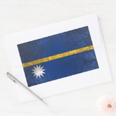 Sticker Rectangulaire Nauru (Enveloppe)